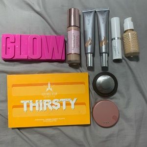 Makeup lot. Jeffree star. Becca Colourpop Glamglow